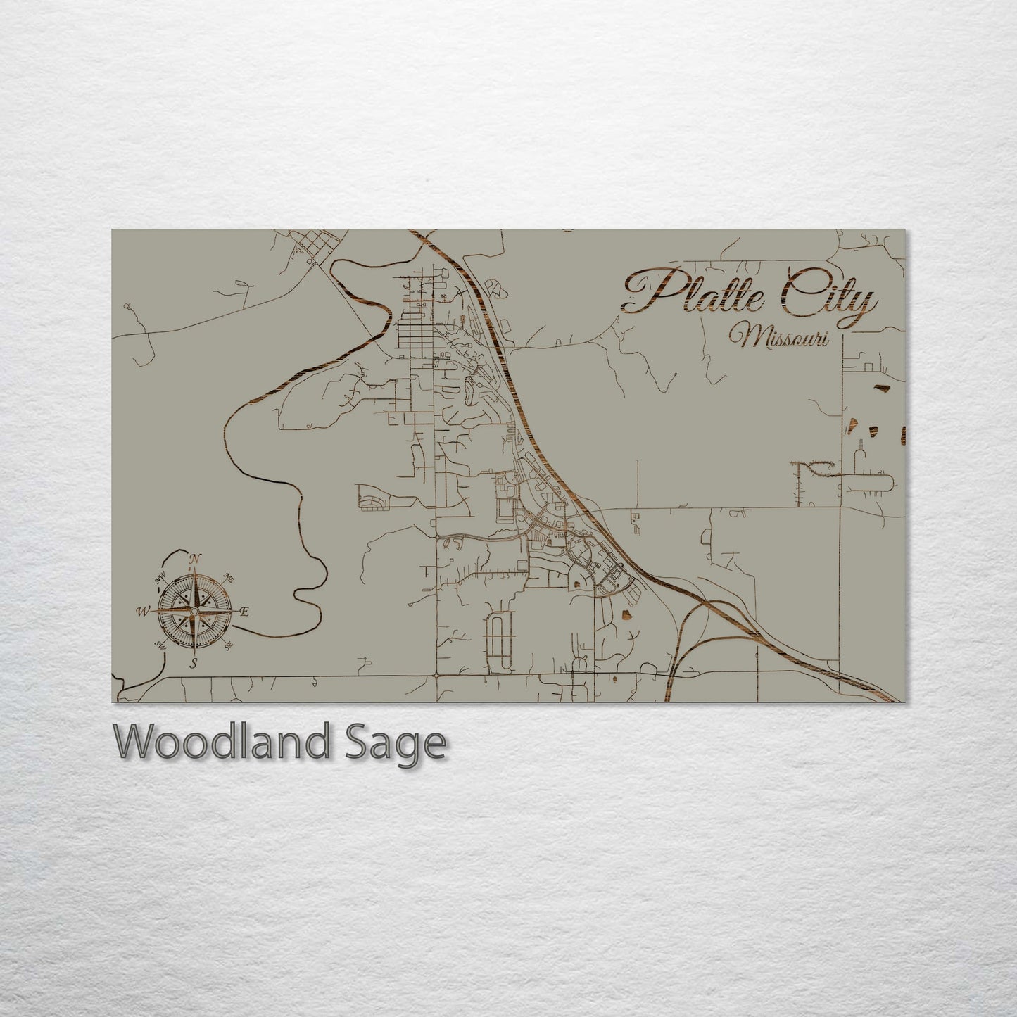 Platte City, Missouri Street Map