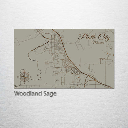 Platte City, Missouri Street Map