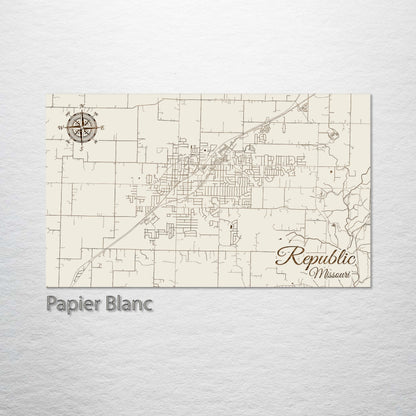 Republic, Missouri Street Map