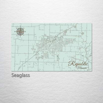 Republic, Missouri Street Map