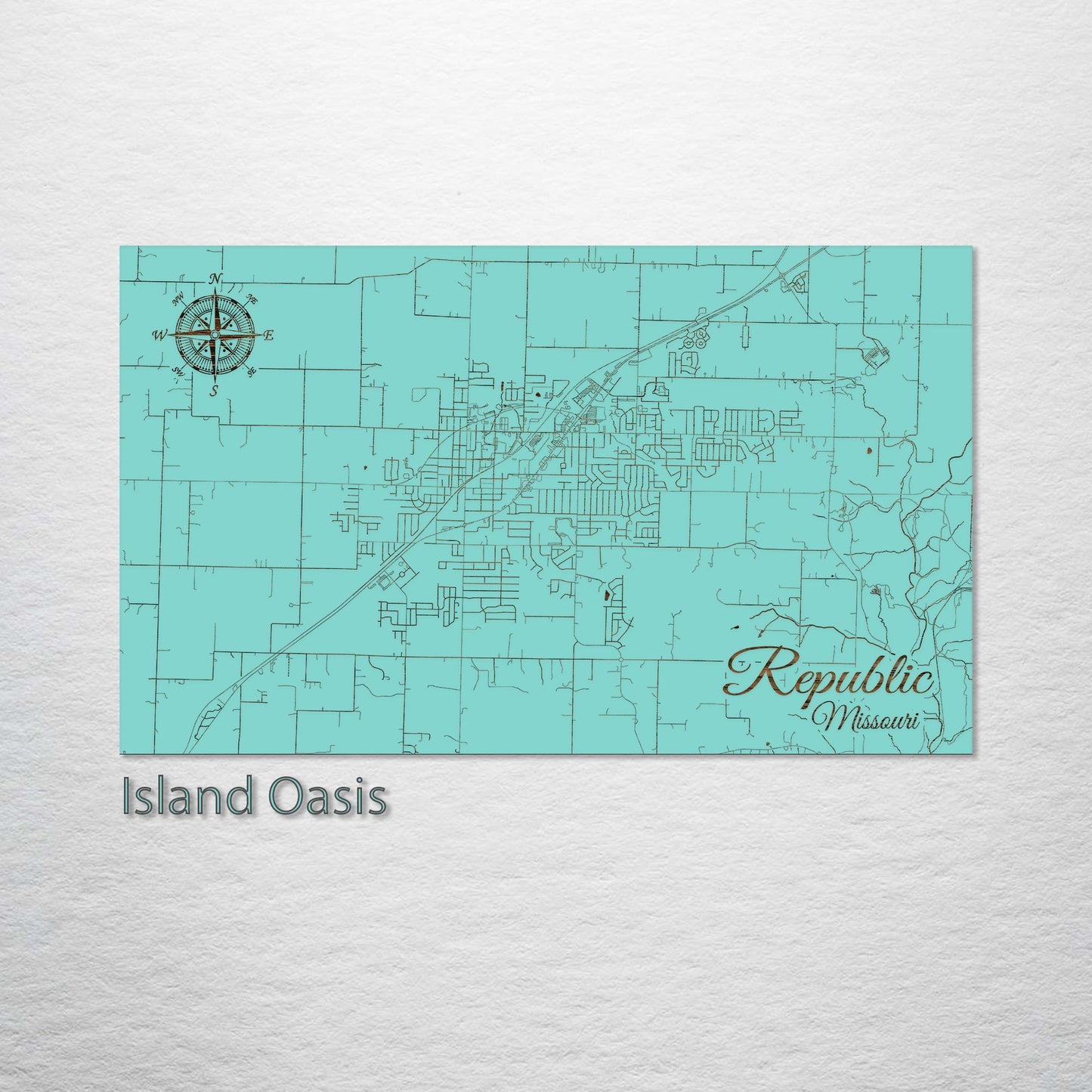 Republic, Missouri Street Map