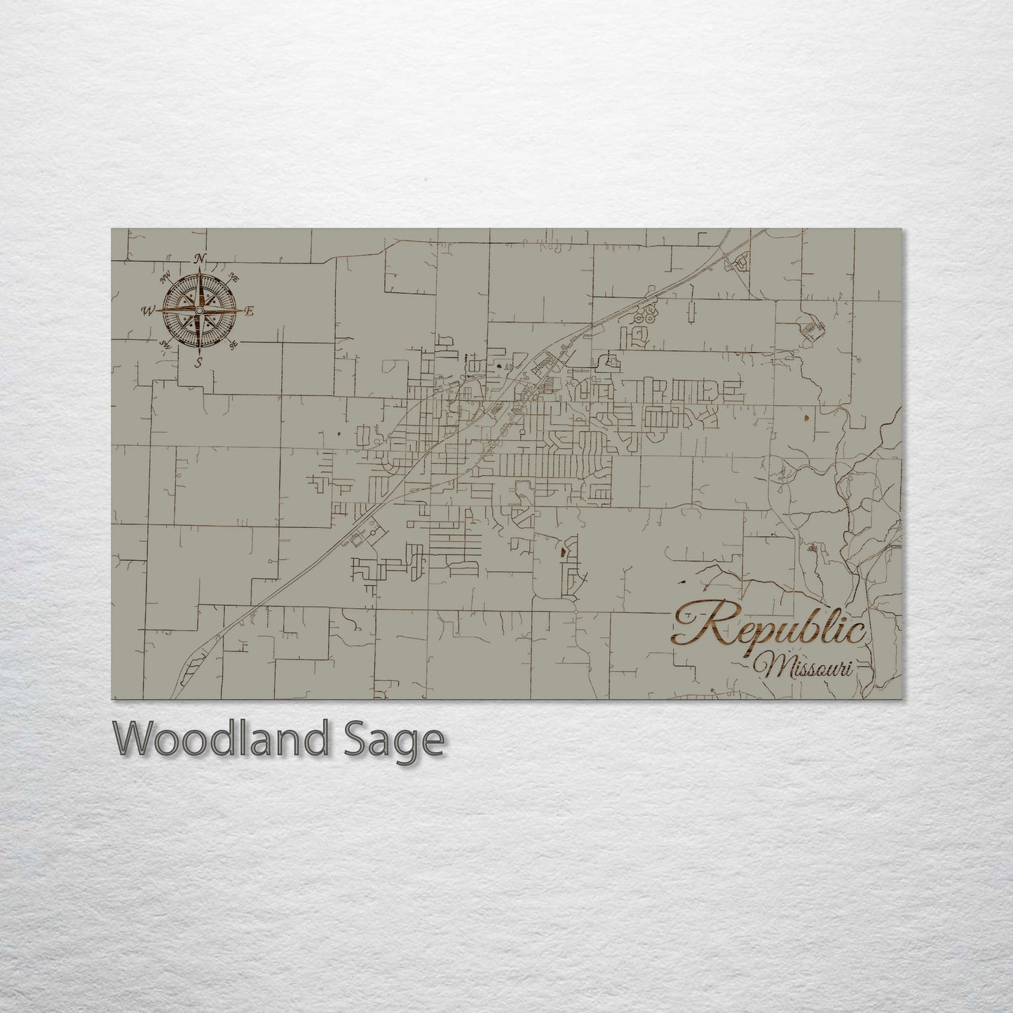 Republic, Missouri Street Map