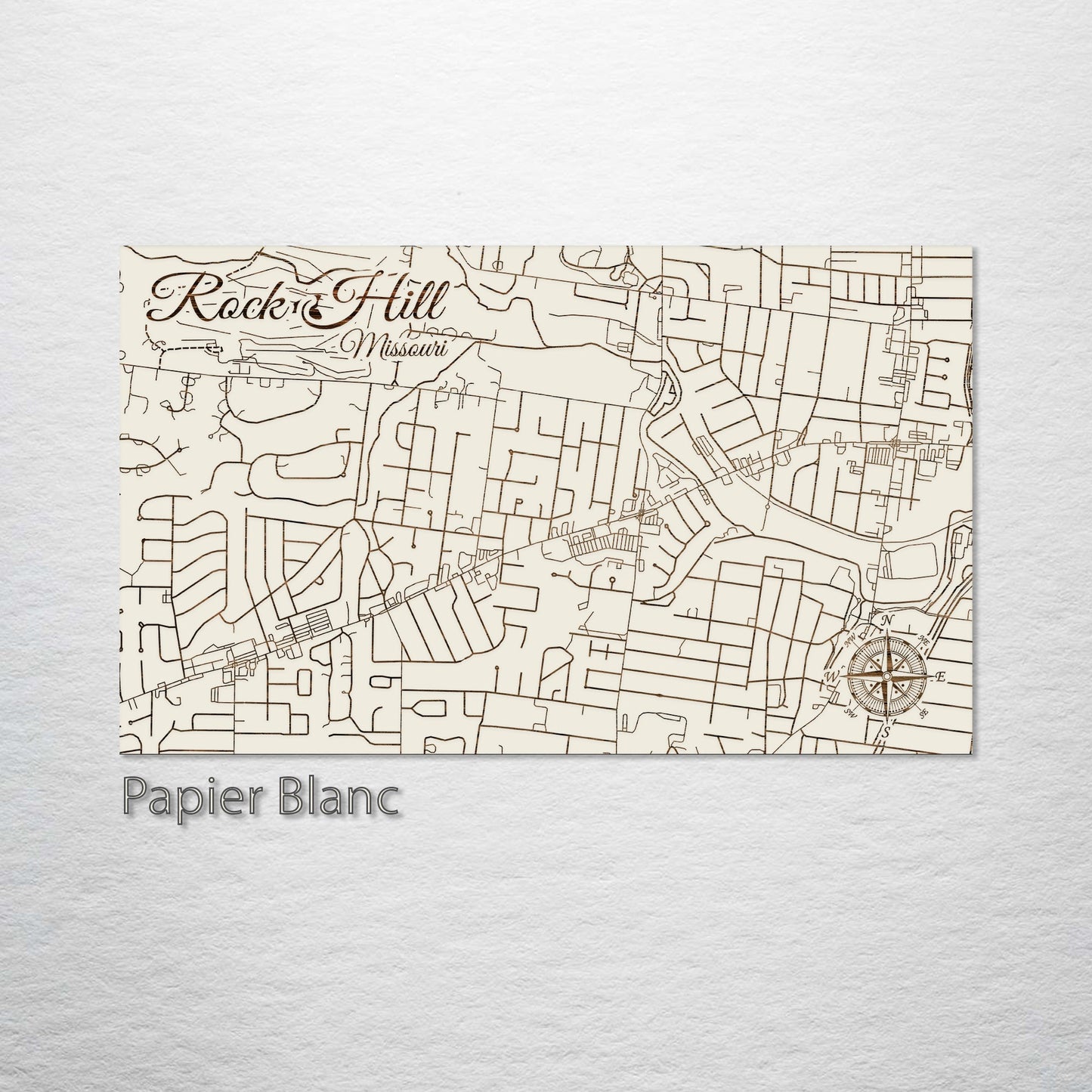 Rock Hill, Missouri Street Map