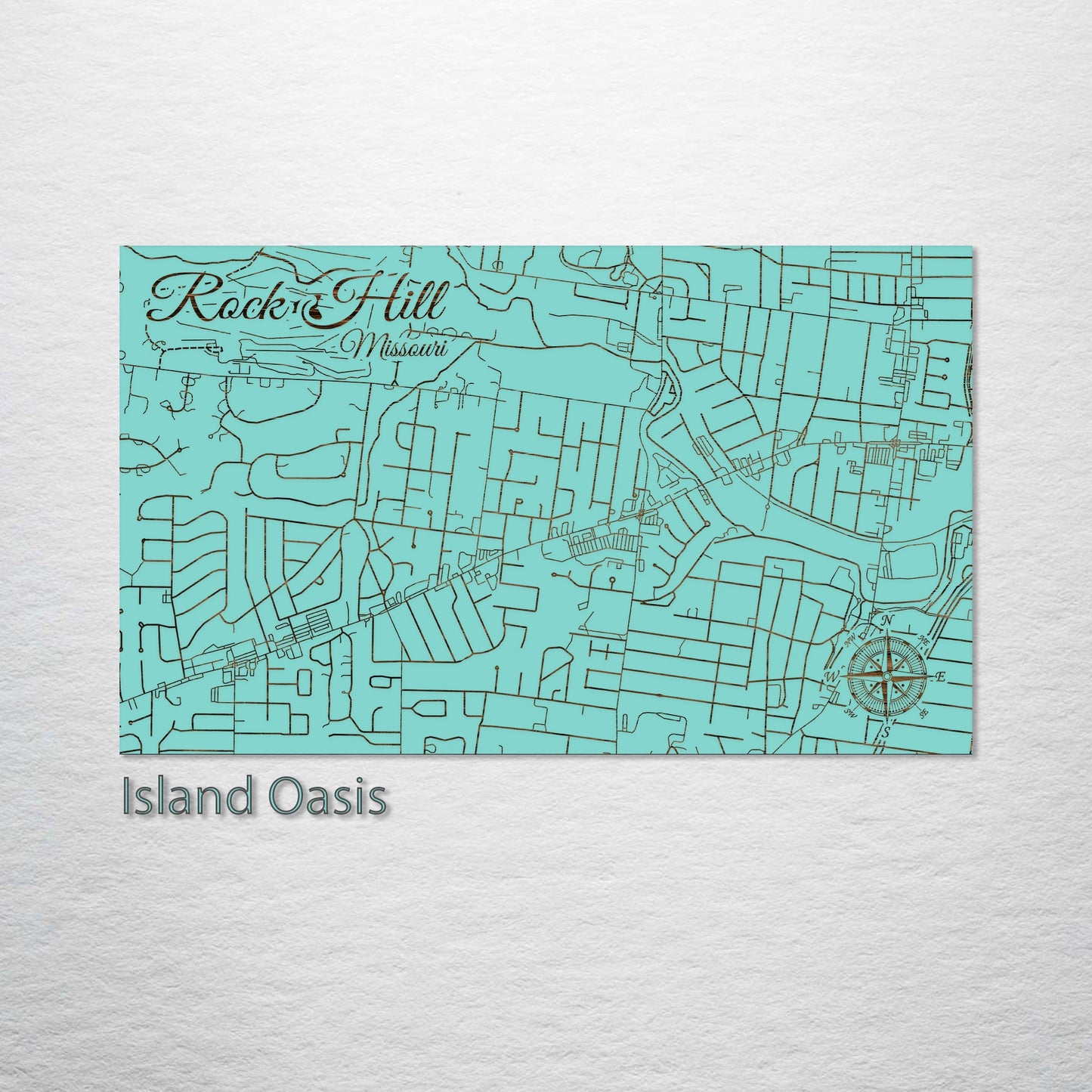 Rock Hill, Missouri Street Map