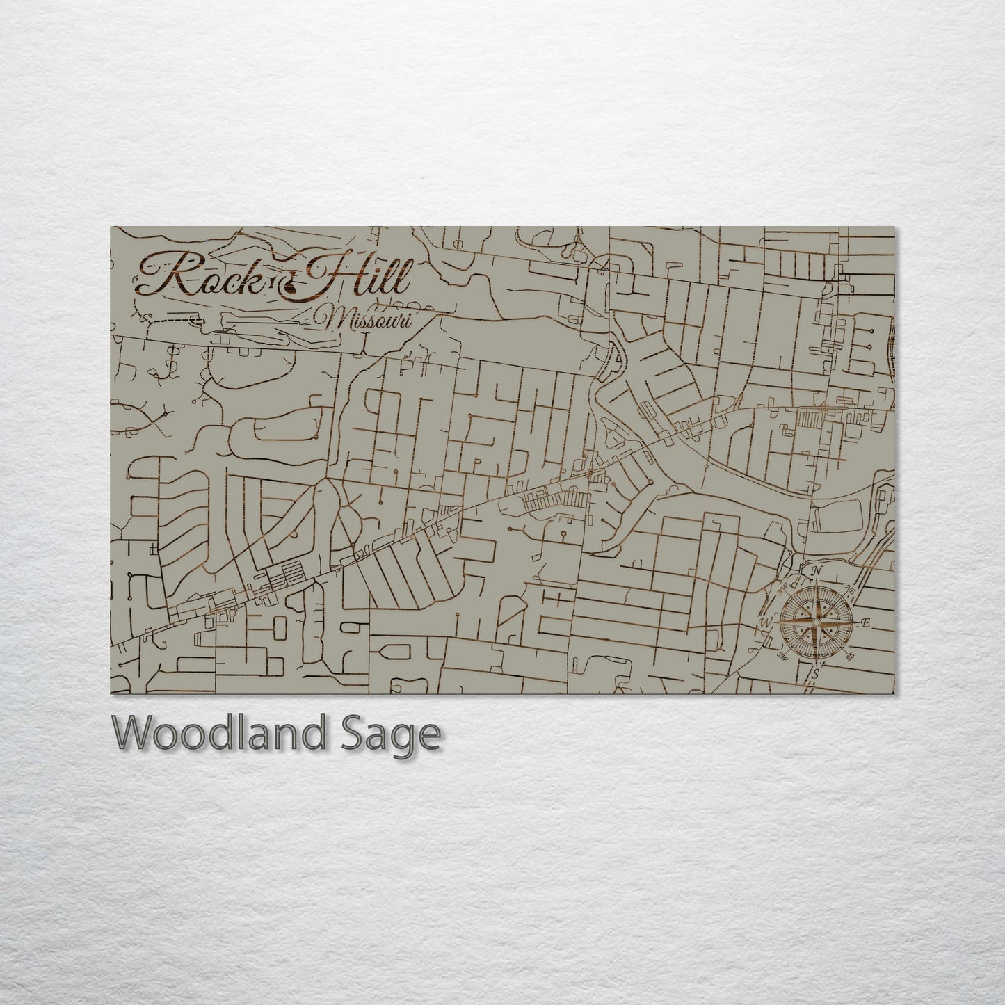 Rock Hill, Missouri Street Map