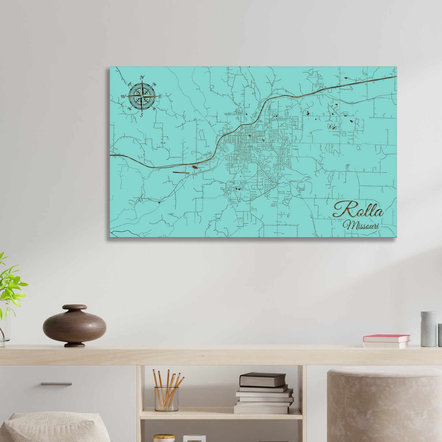 Rolla, Missouri Street Map