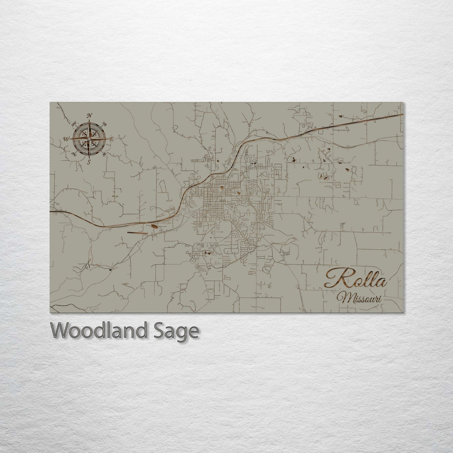 Rolla, Missouri Street Map