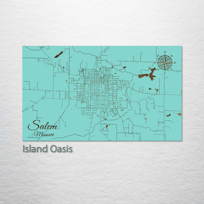 Salem, Missouri Street Map