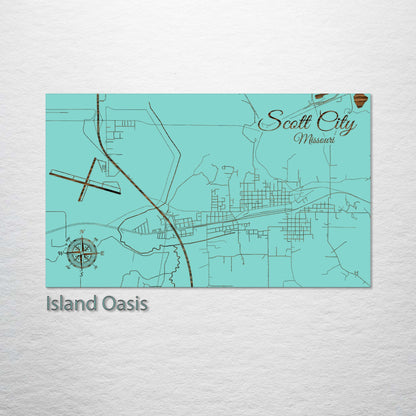 Scott City, Missouri Street Map