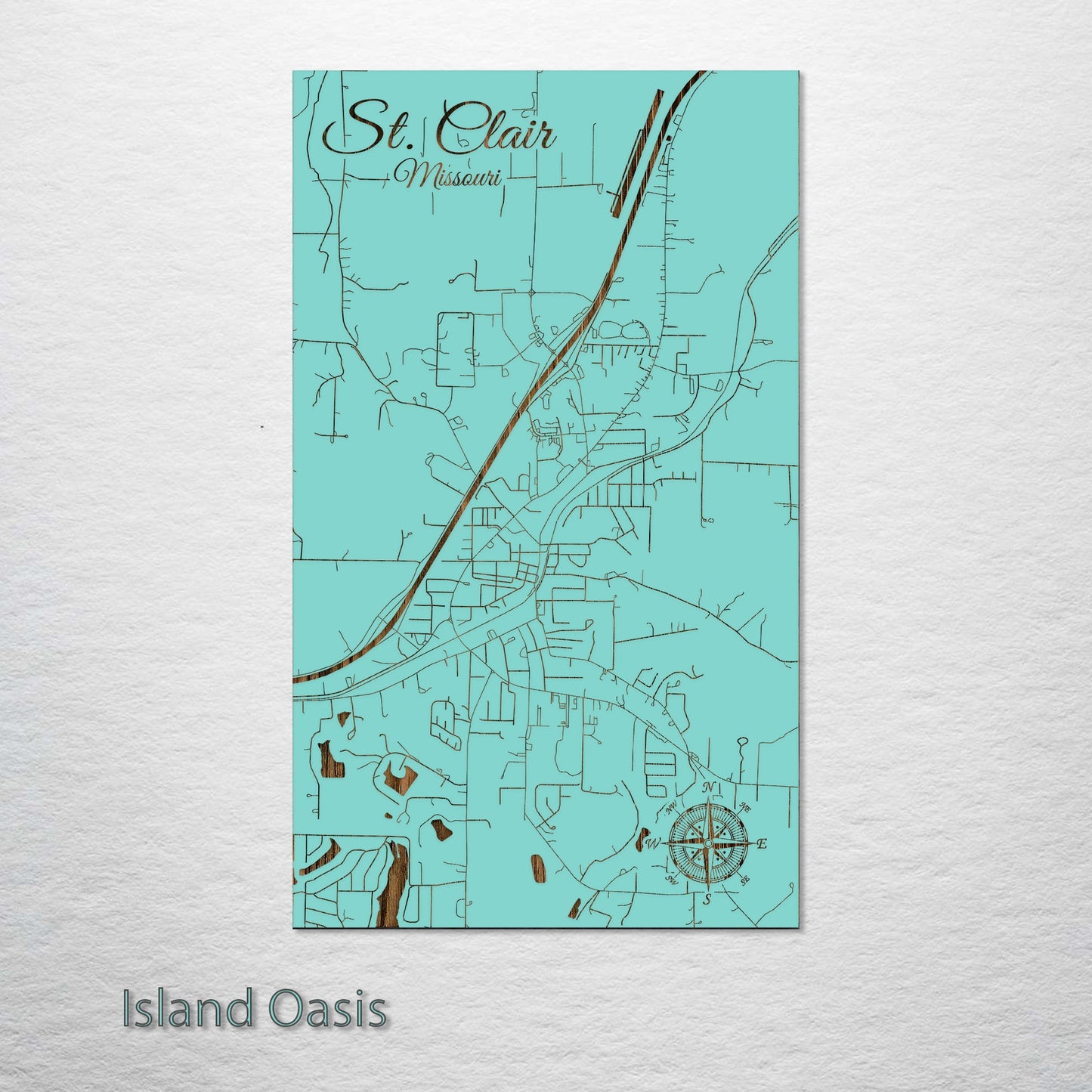 St. Clair, Missouri Street Map