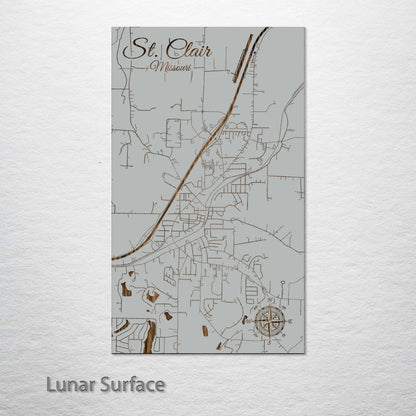 St. Clair, Missouri Street Map