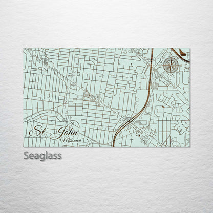 St. John, Missouri Street Map