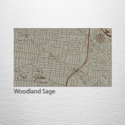 St. John, Missouri Street Map