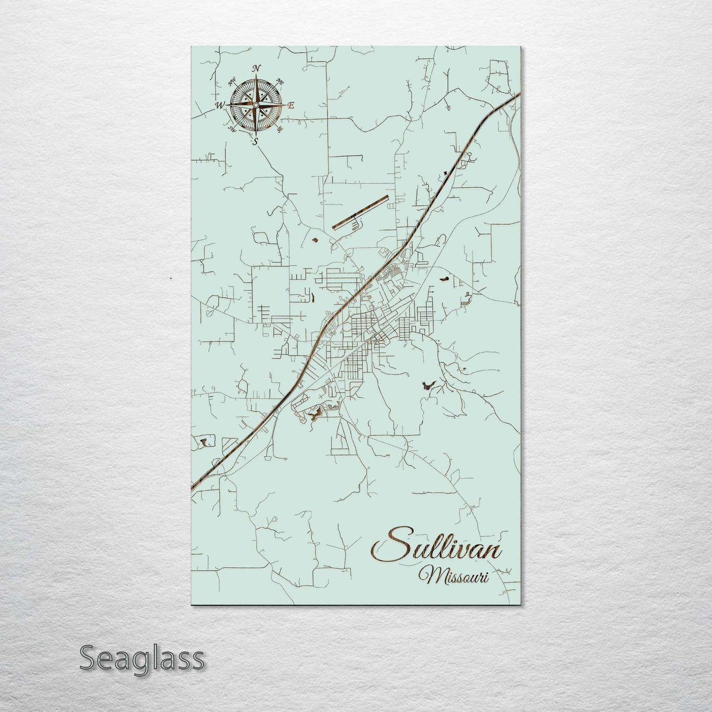 Sullivan, Missouri Street Map
