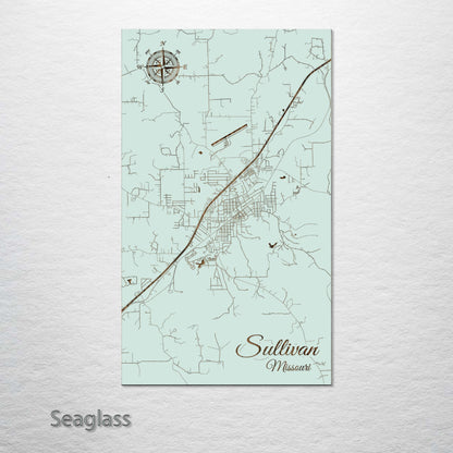 Sullivan, Missouri Street Map