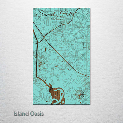 Sunset Hills, Missouri Street Map