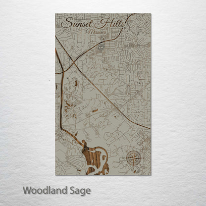 Sunset Hills, Missouri Street Map