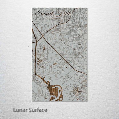 Sunset Hills, Missouri Street Map