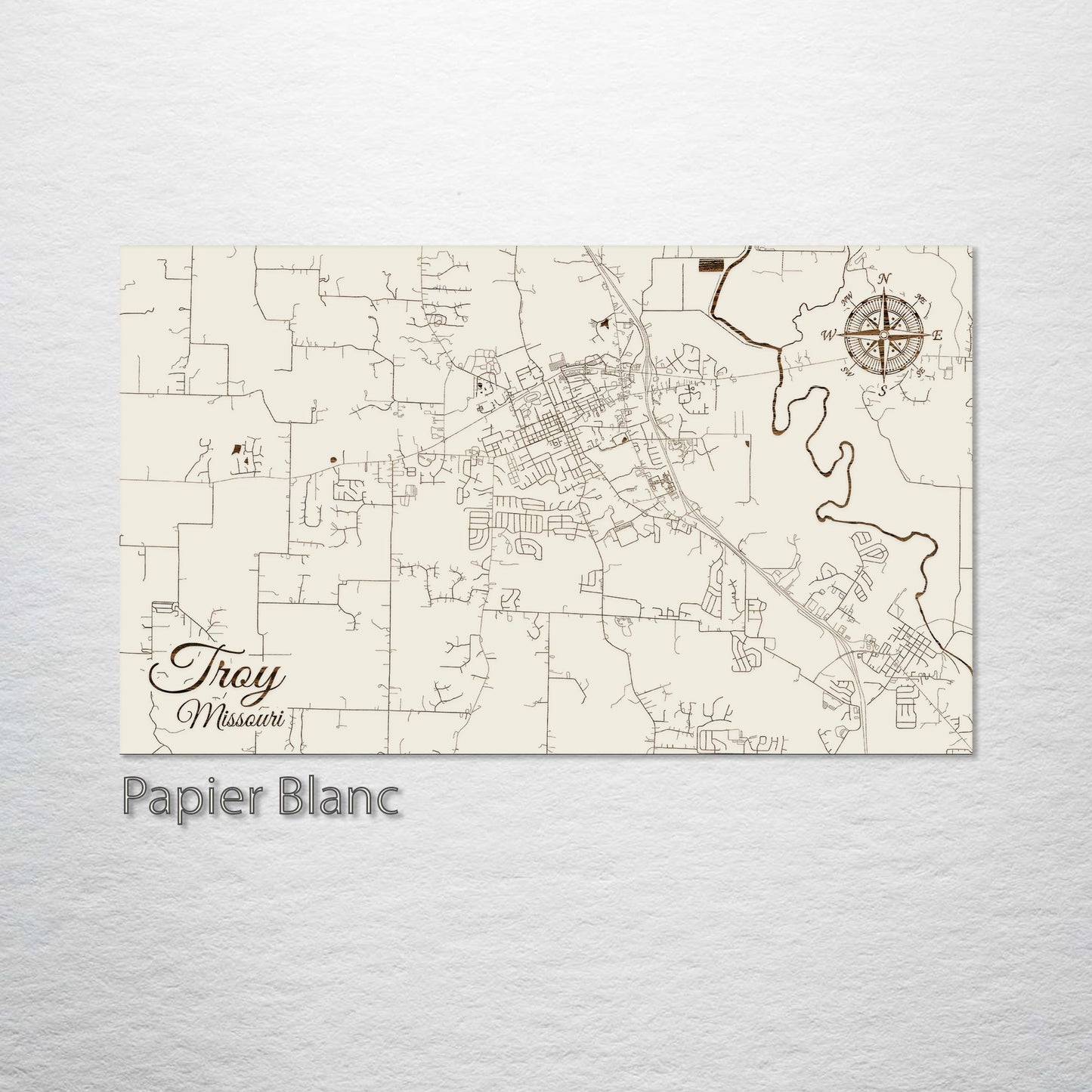 Troy, Missouri Street Map