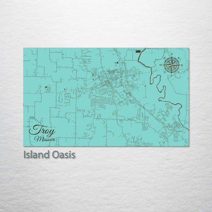 Troy, Missouri Street Map