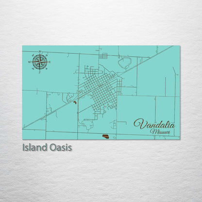 Vandalia, Missouri Street Map