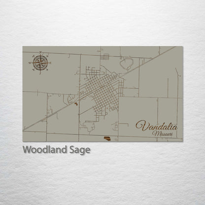 Vandalia, Missouri Street Map