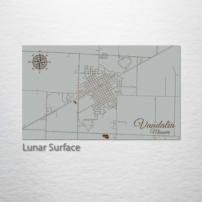 Vandalia, Missouri Street Map