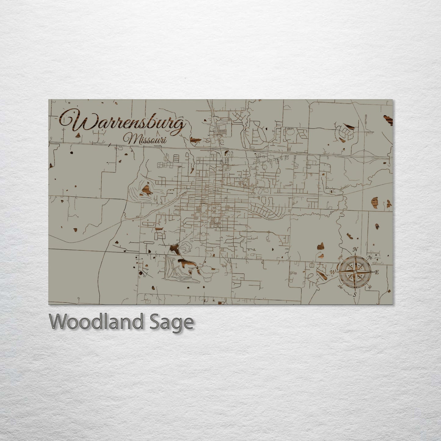 Warrensburg, Missouri Street Map