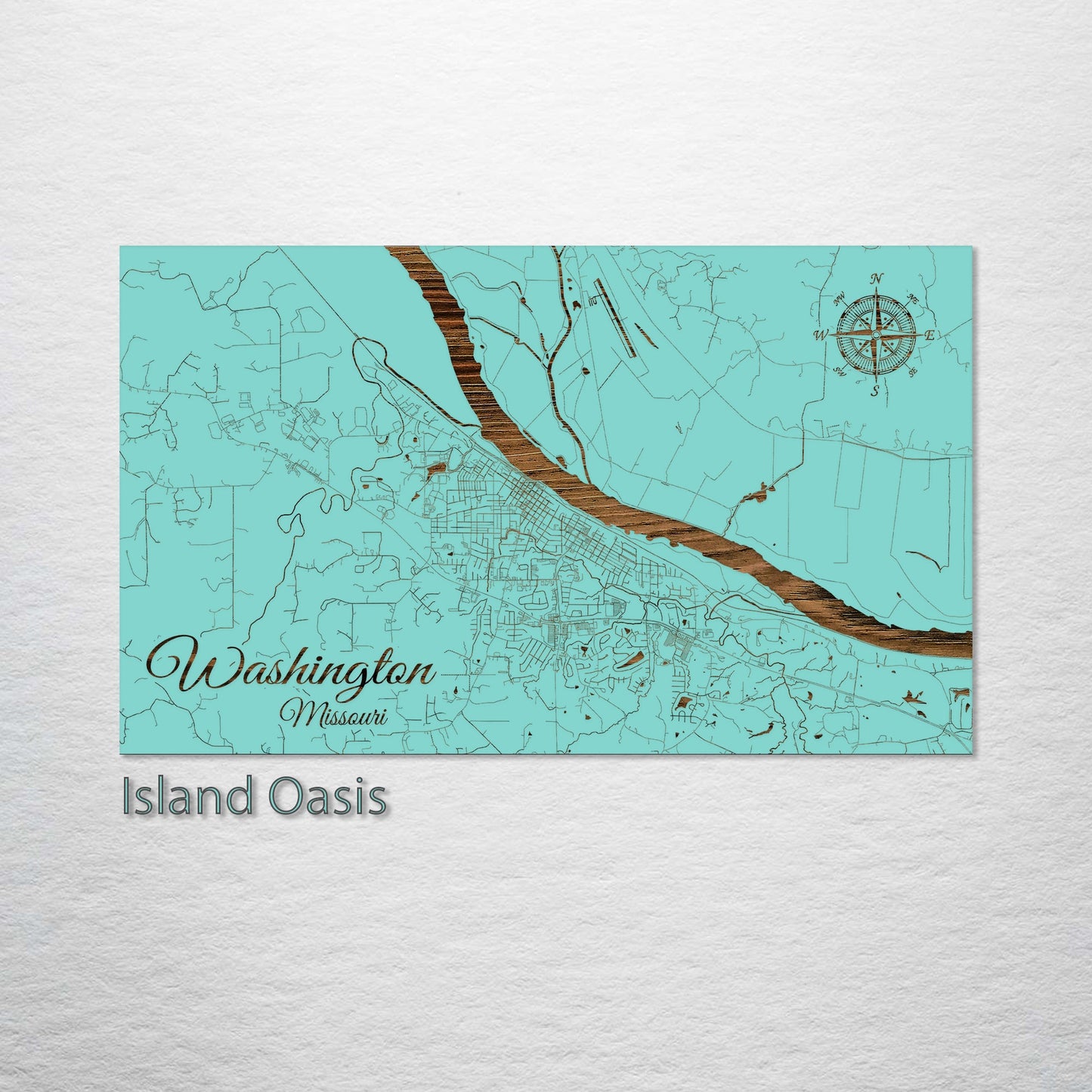 Washington, Missouri Street Map