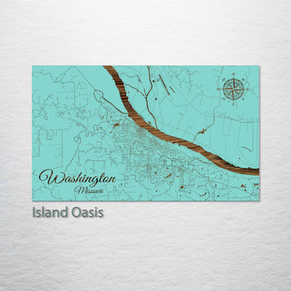 Washington, Missouri Street Map