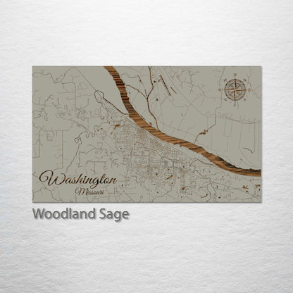 Washington, Missouri Street Map