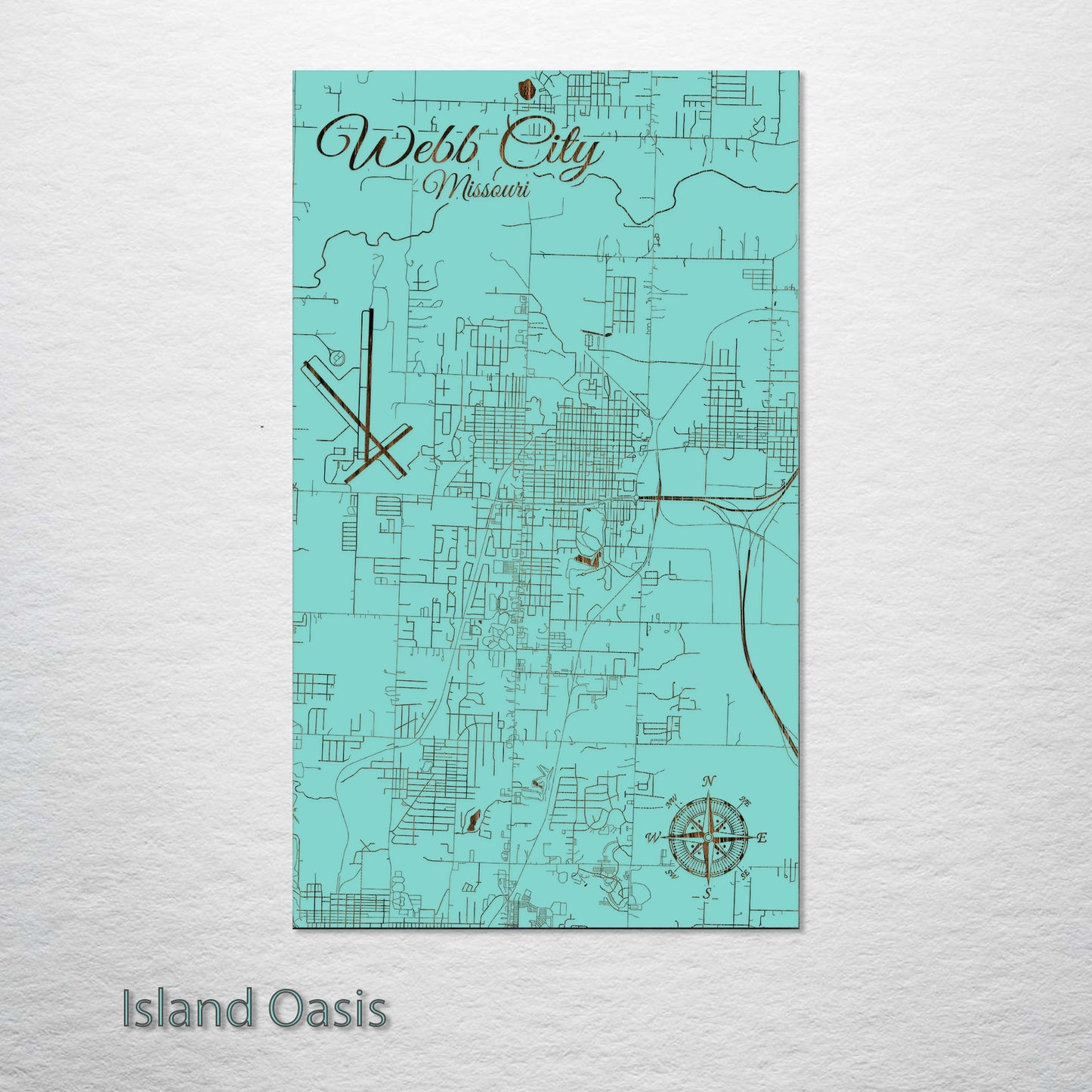 Webb City, Missouri Street Map