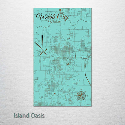 Webb City, Missouri Street Map