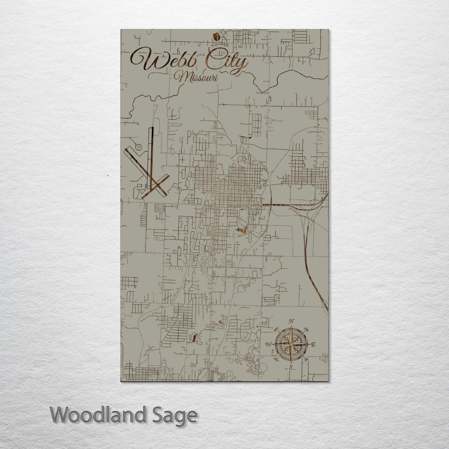 Webb City, Missouri Street Map