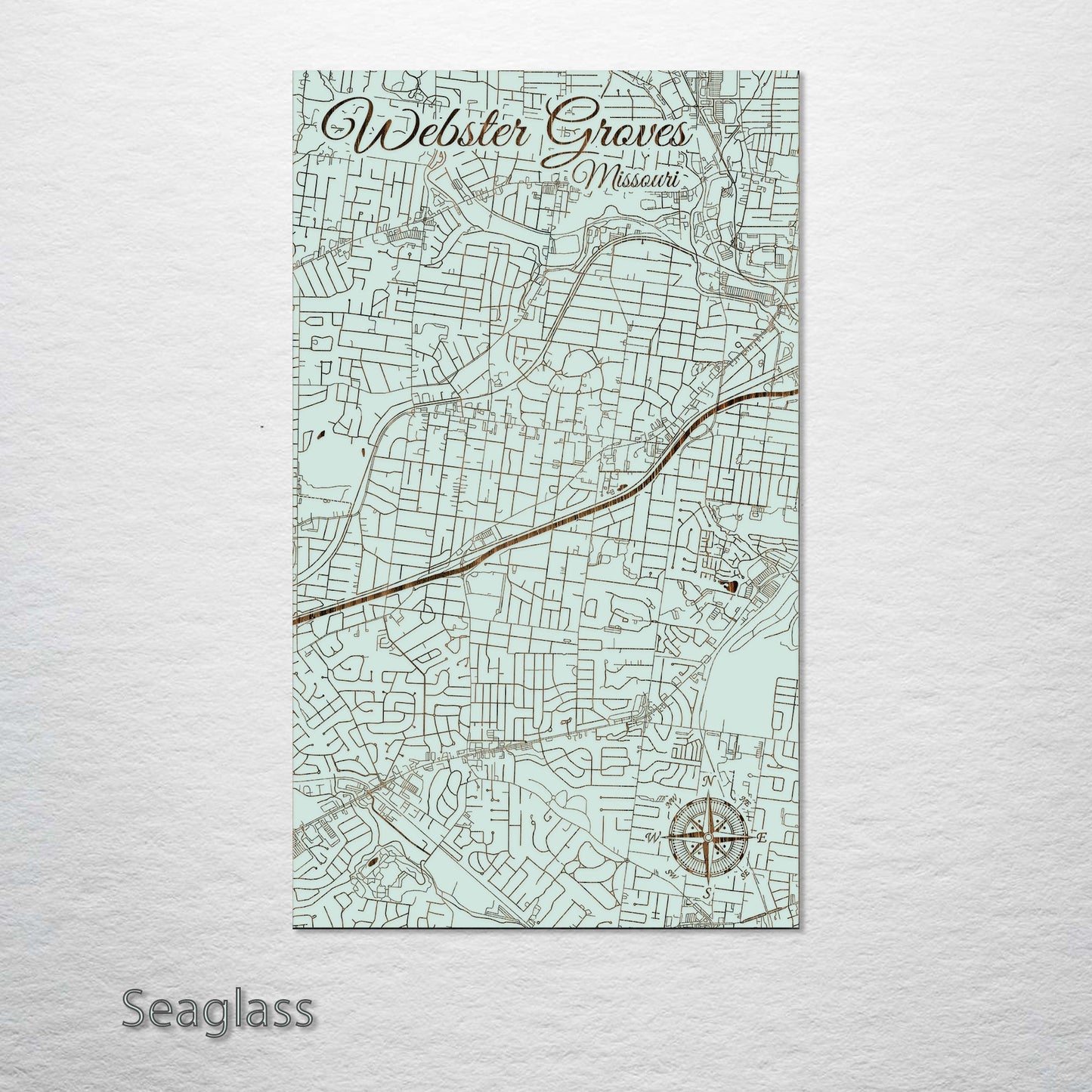 Webster Groves, Missouri Street Map