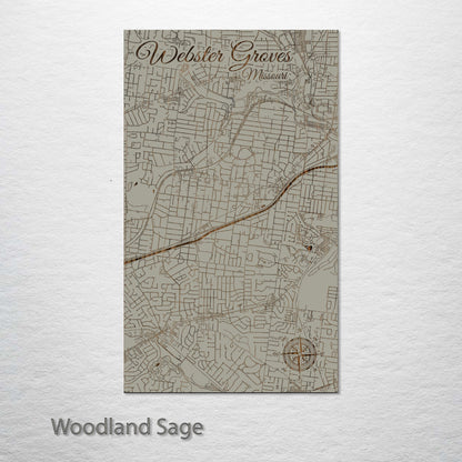 Webster Groves, Missouri Street Map