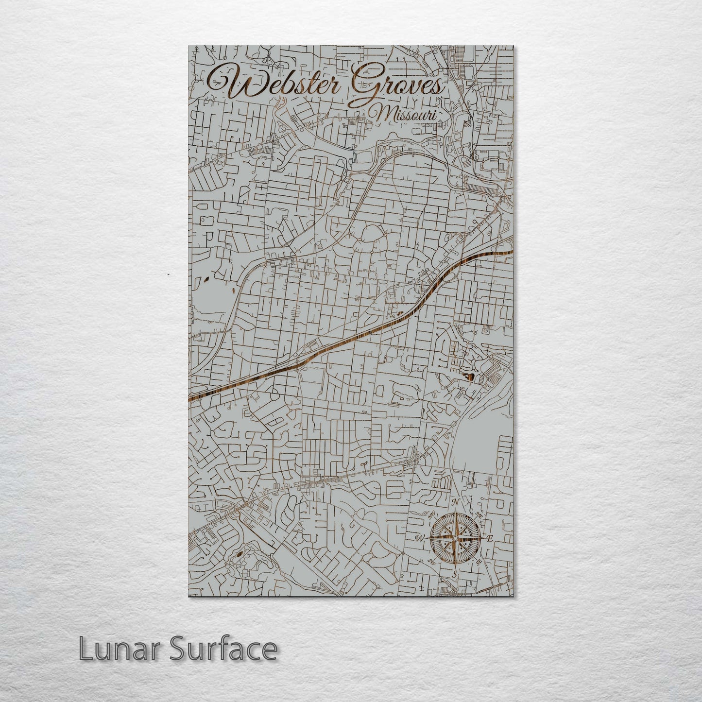 Webster Groves, Missouri Street Map