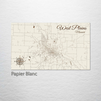 West Plains, Missouri Street Map