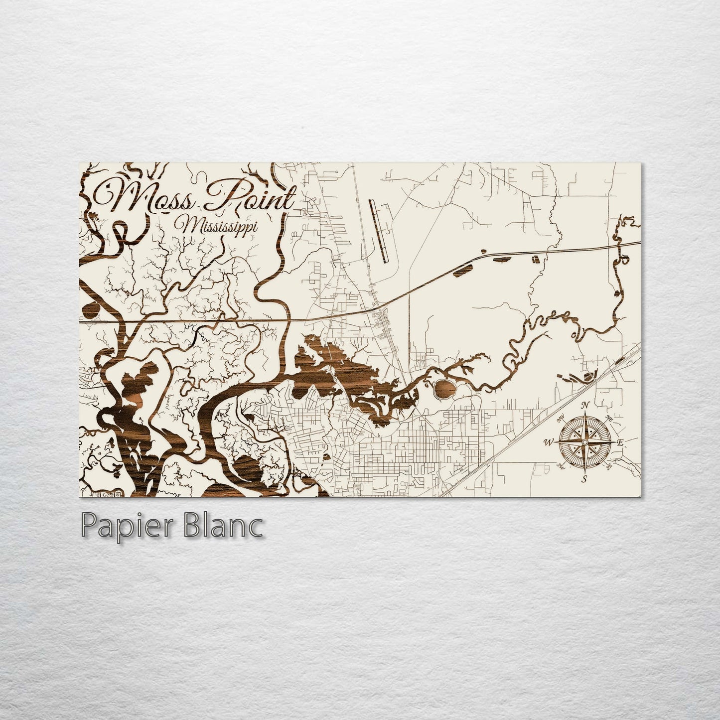 Moss Point, Mississippi Street Map