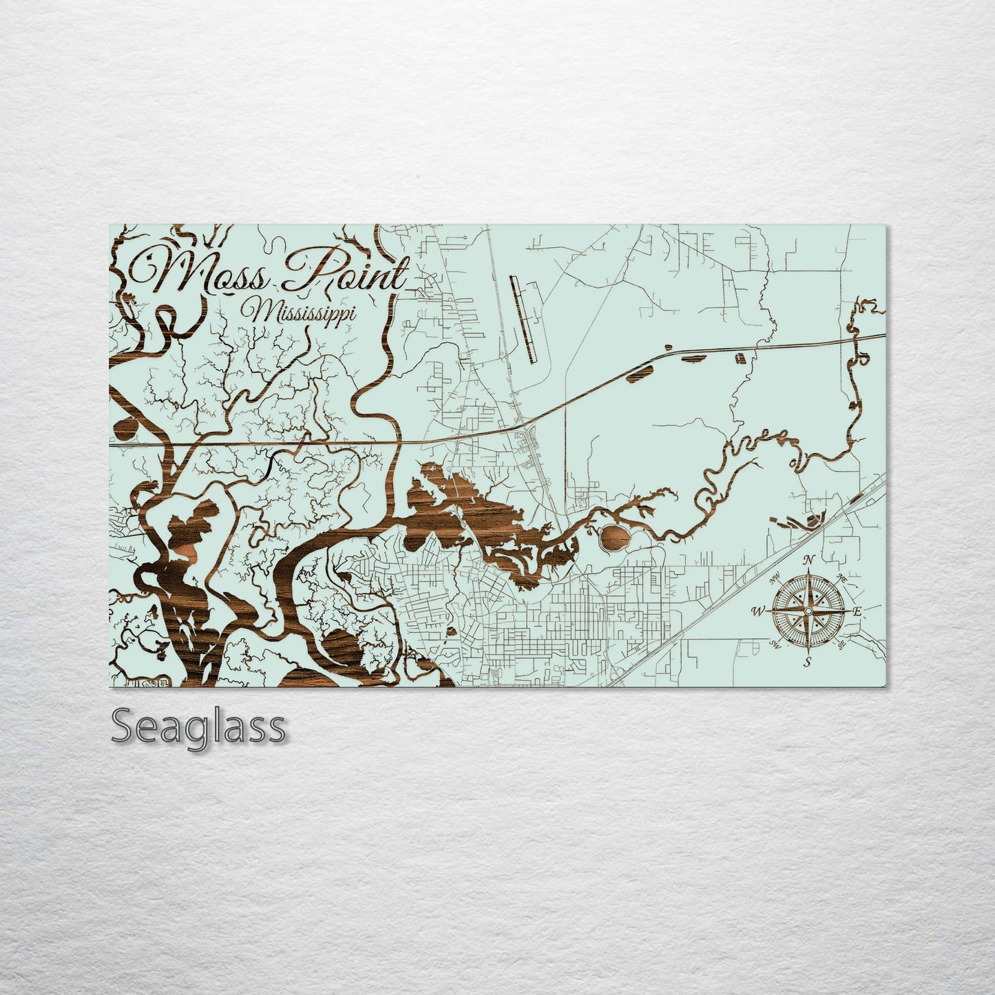 Moss Point, Mississippi Street Map