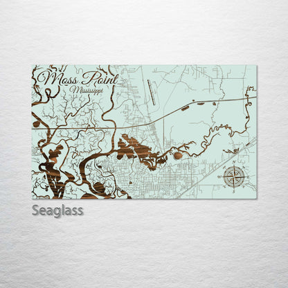 Moss Point, Mississippi Street Map