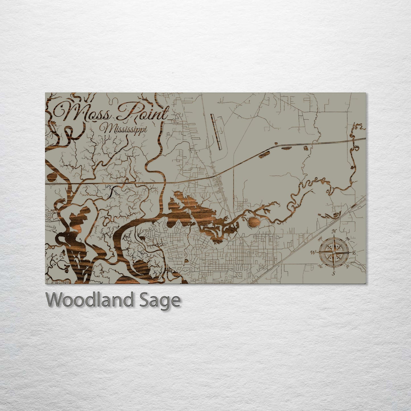 Moss Point, Mississippi Street Map