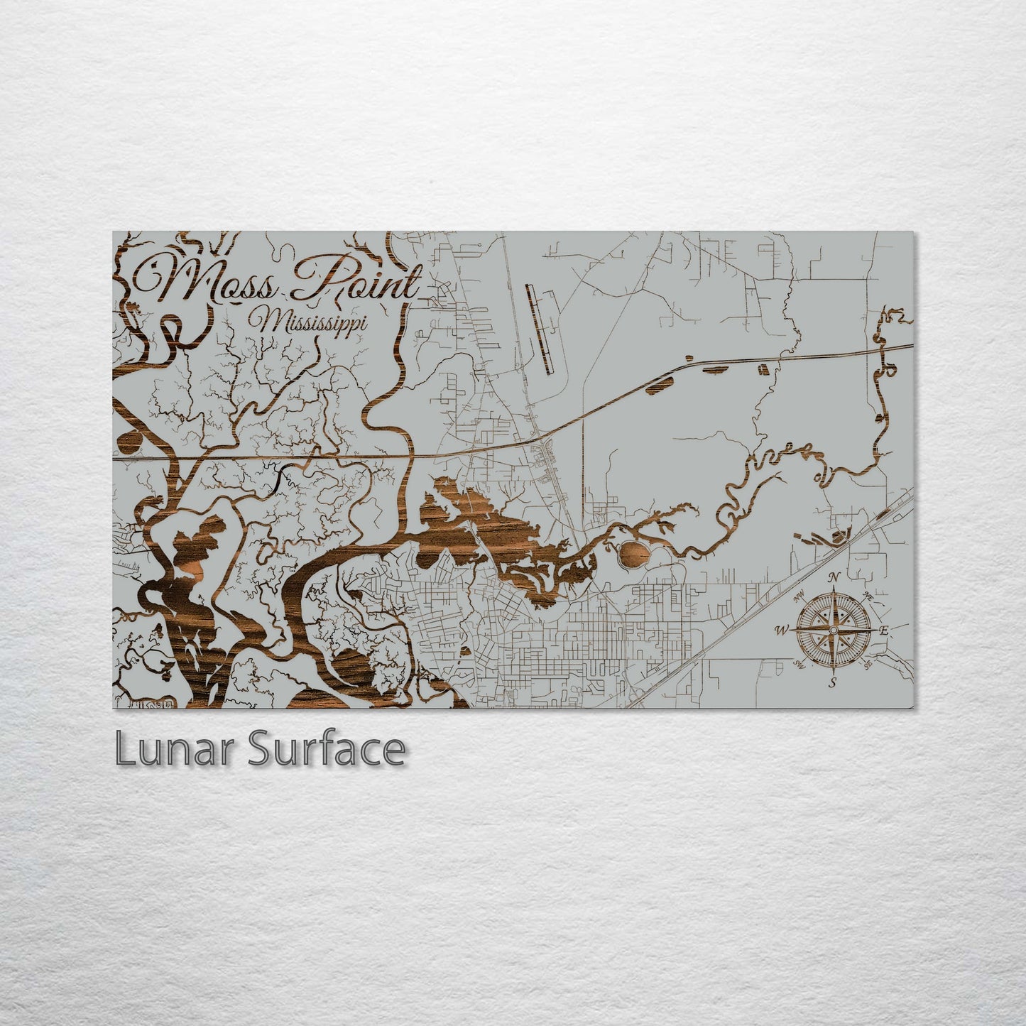 Moss Point, Mississippi Street Map