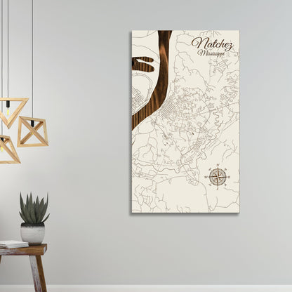 Natchez, Mississippi Street Map