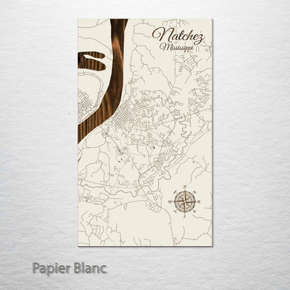 Natchez, Mississippi Street Map