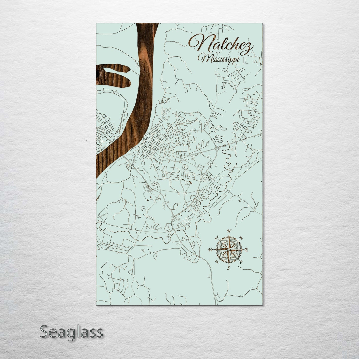 Natchez, Mississippi Street Map