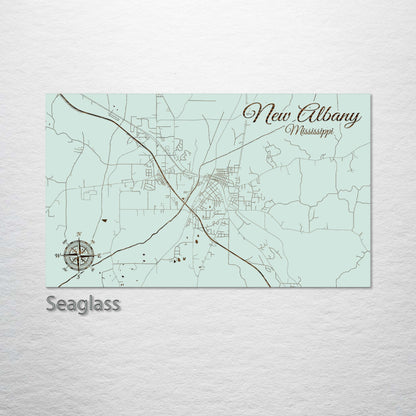 New Albany, Mississippi Street Map