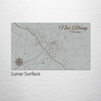 New Albany, Mississippi Street Map