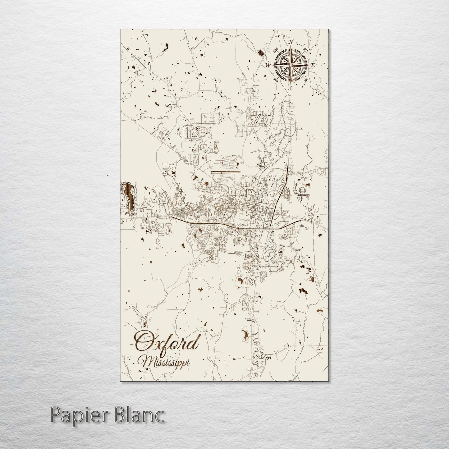 Oxford, Mississippi Street Map