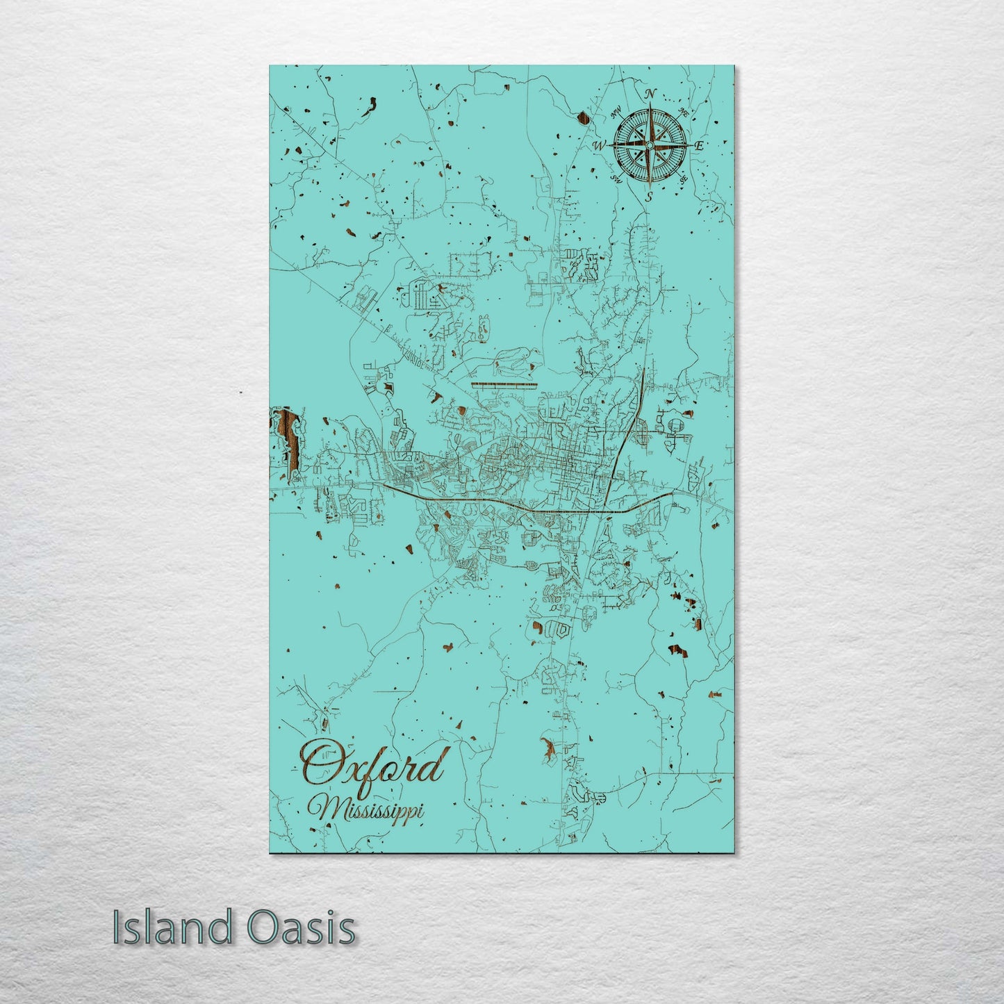 Oxford, Mississippi Street Map